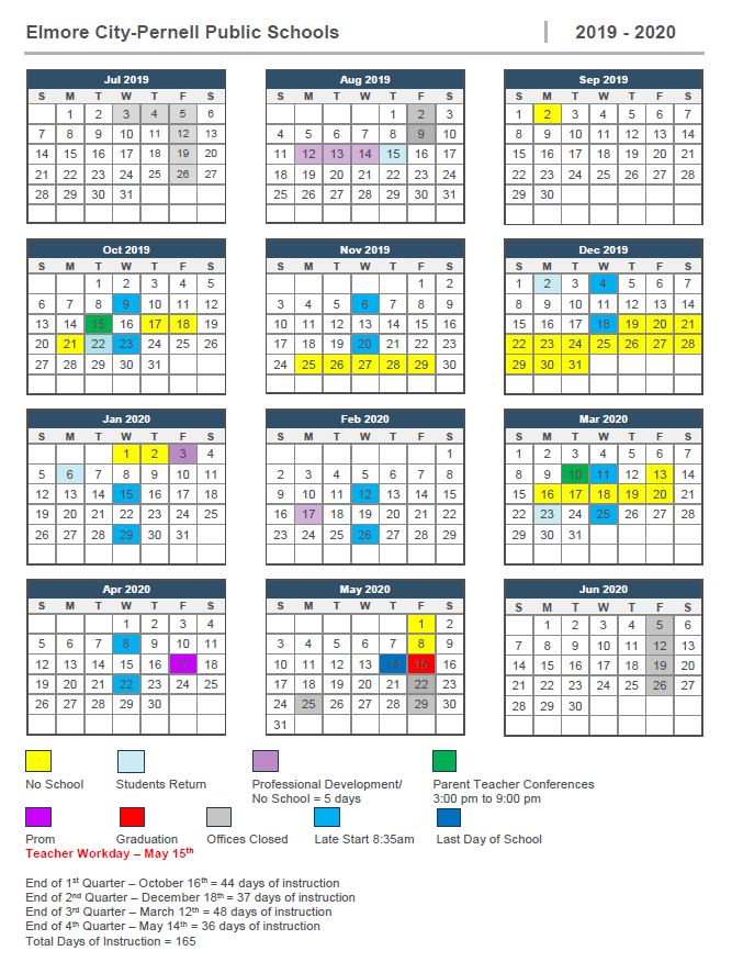 19-20 ECP Calendar